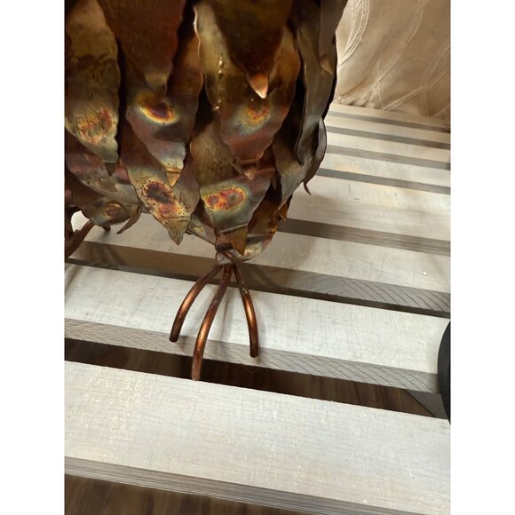 Midcentury Whimsical Torch Cut Metal Brutalist Owl Sculpture  Rustic Art Retro - Picture 10 of 16